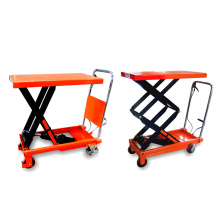 NIULI Portable 500kg hydraulic cart lift table trolley